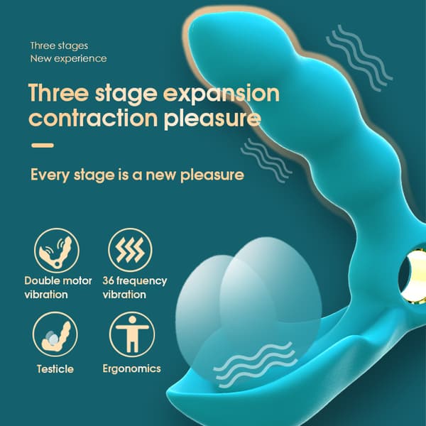 Angelo mandlig prostata triple stimulation (blå)