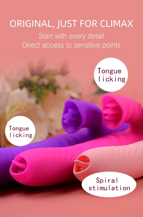 Angelia USB-vibrator 3 skjutfunktioner / 20 vibrationer Rosa