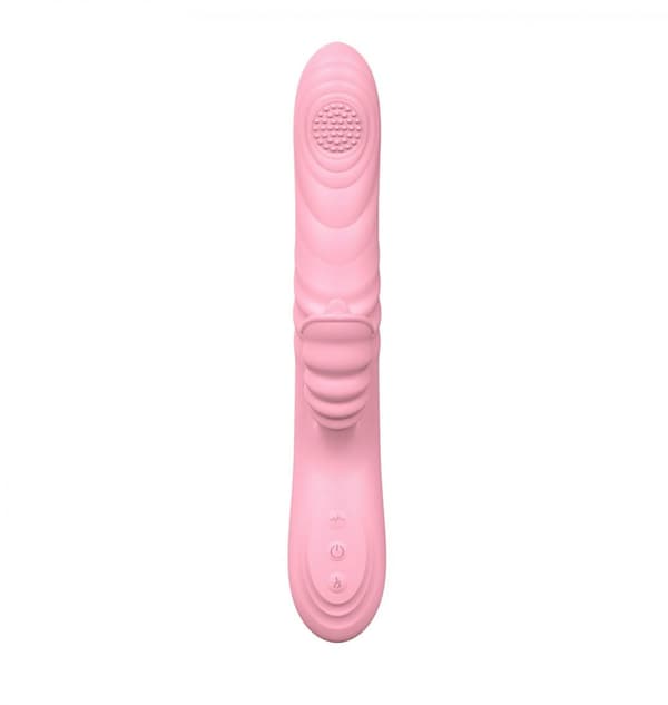 Angelia vibrator, USB 3 funktioner af stød / 20 vibrationer Flesh