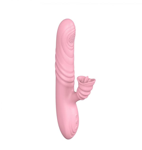 Angelia vibrator, USB 3 funktioner af stød / 20 vibrationer Flesh