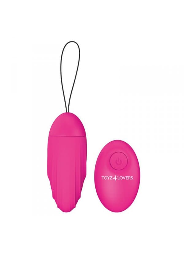 Æg/vibr OVETTO VIBRANTE ELYS RIPPLE EGG FJERNBETJENING PINK