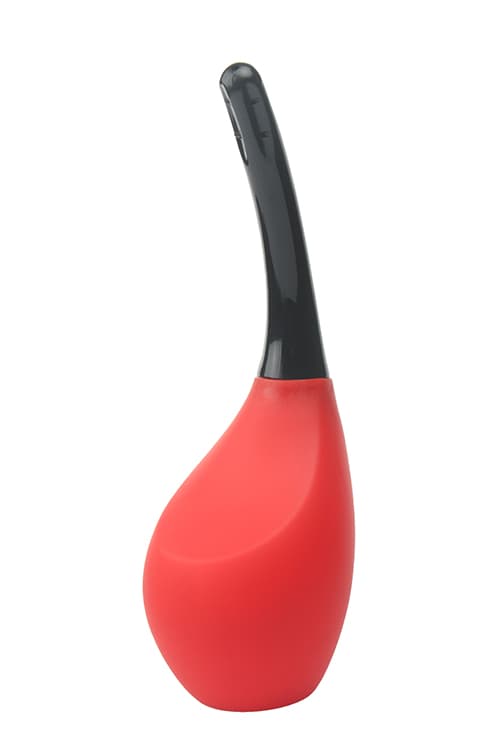 MENZSTUFF 9 HULLER ANAL DOUCHE RØD/SORT