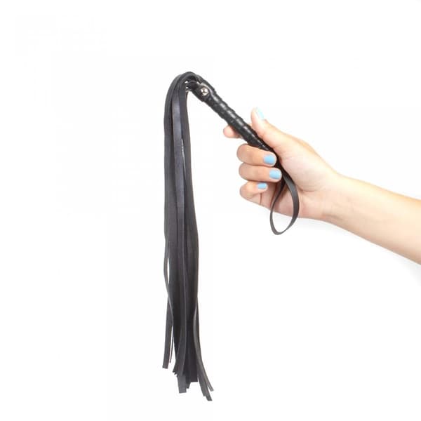 Black Bondage Whip BDSM