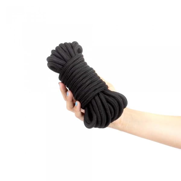 Sort Bondage Rope BDSM