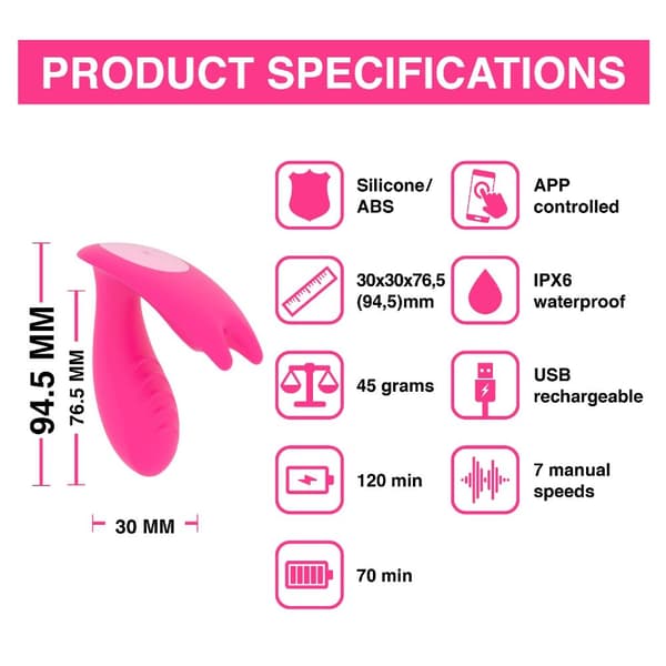 Magic Motion Eidolon Smart Wearable Dual Motor Vibrator