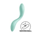Miniatyrbild 2 av 7: Rrolling Pleasure Vibrator (Mint)