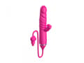 Miniatyrbild 4 av 11: Tungan slickar Triple Stimulation Thrusting Vibrator