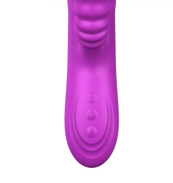 Angelia USB vibrator 3 funktioner af stød / 20 vibrationer Lilla