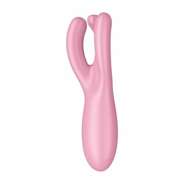 Threesome 4 Connect App Vibrator (vaaleanpunainen)