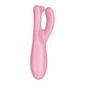 Pikkukuva 6 / 8: Threesome 4 Connect App Vibrator (vaaleanpunainen)
