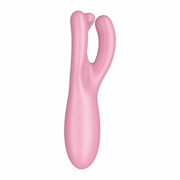 Threesome 4 Connect App Vibrator (vaaleanpunainen)