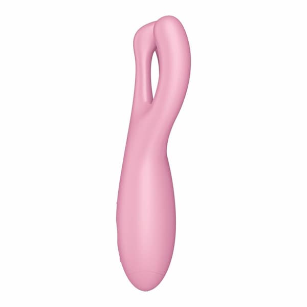 Threesome 4 Connect App Vibrator (vaaleanpunainen)