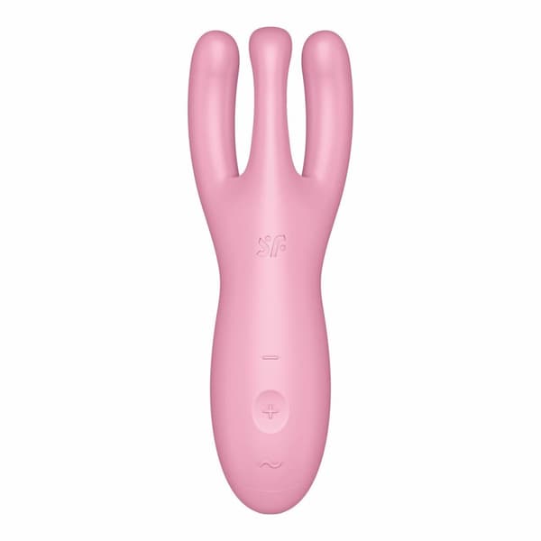 Threesome 4 Connect App Vibrator (vaaleanpunainen)
