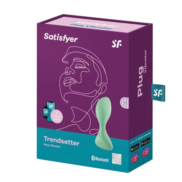 Plug Vibrator Trendsetter Connect App (lysegrøn)
