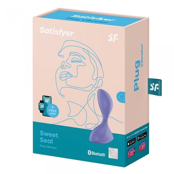 Plug Vibrator Sweet Seal Connect App (Lilac)