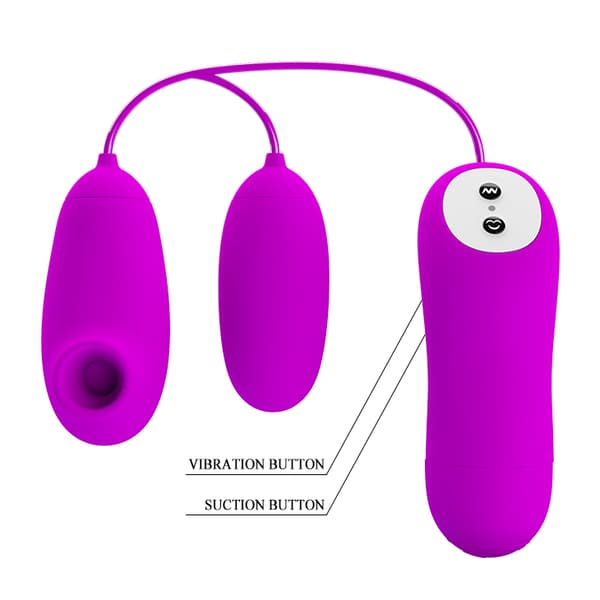 PRETTY LOVE VIBRO BULLETS, 12+12 stimulationsfunktioner