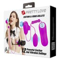 Miniatyrbillede 10 af 10: PRETTY LOVE VIBRO BULLETS, 12+12 stimulationsfunktioner