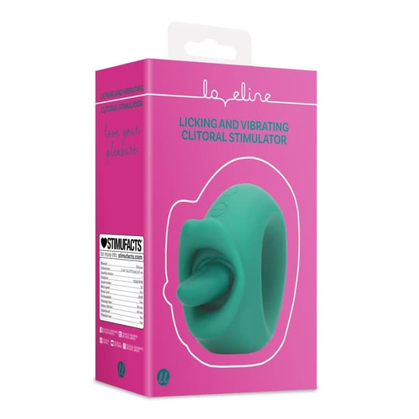 Slikkende og vibrerende klitorisstimulator