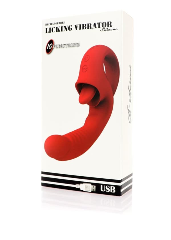 Genopladelig Licking Vibrator USB 10 funktioner