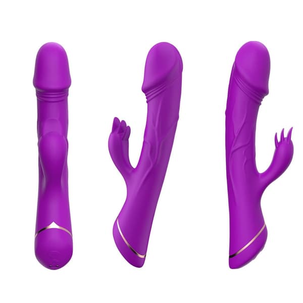 Rubberco Purple, 2* 9 vibrationsfunktioner