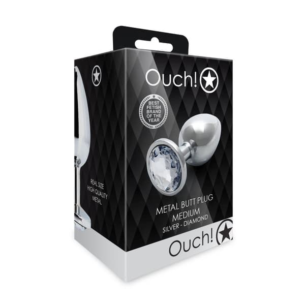 Rund Gem Butt Plug Medium