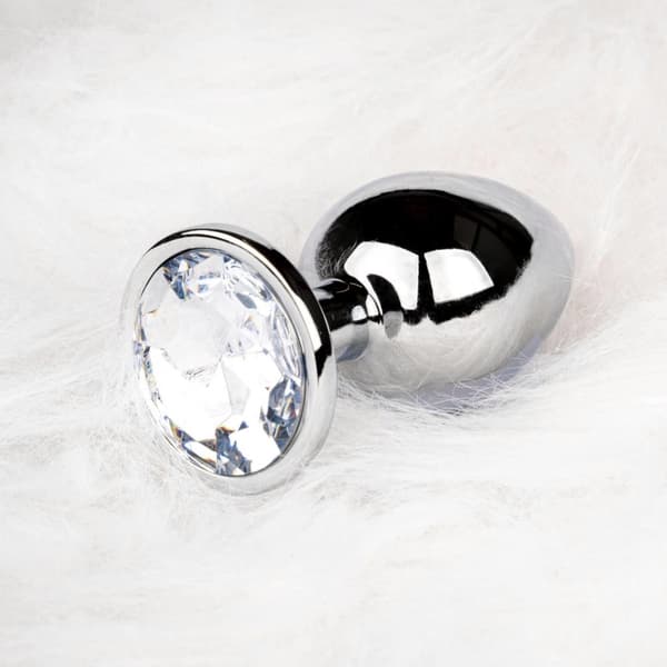 Rund Gem Butt Plug Medium