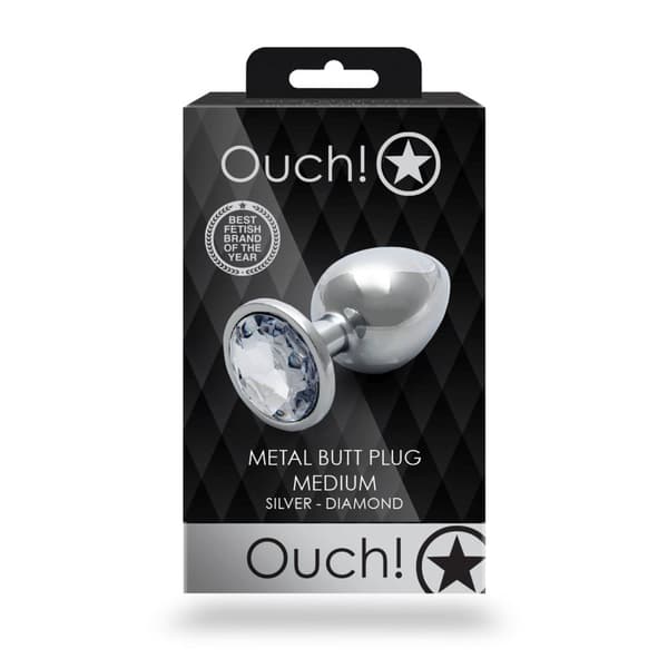 Rund Gem Butt Plug Medium