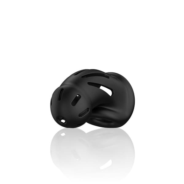 Modell 27 Ultra Soft Silikon Chastity Cage Svart