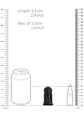 Miniatyrbild 7 av 9: Modell 27 Ultra Soft Silikon Chastity Cage Svart