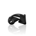 Miniatyrbild 1 av 9: Modell 27 Ultra Soft Silikon Chastity Cage Svart