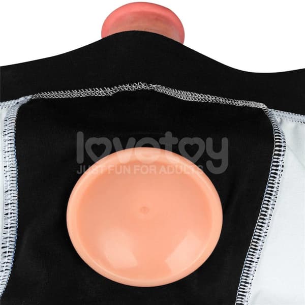 Chic Strap On-shorts (40 43 tommer talje) Sort