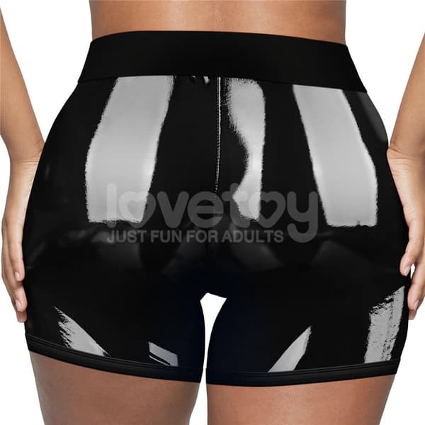 Chic Strap On-shorts (36 39 tums midja) Svart