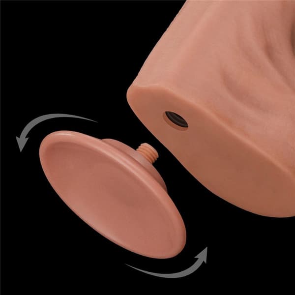 14 King Size Gliding Skin Dual Layer Dong