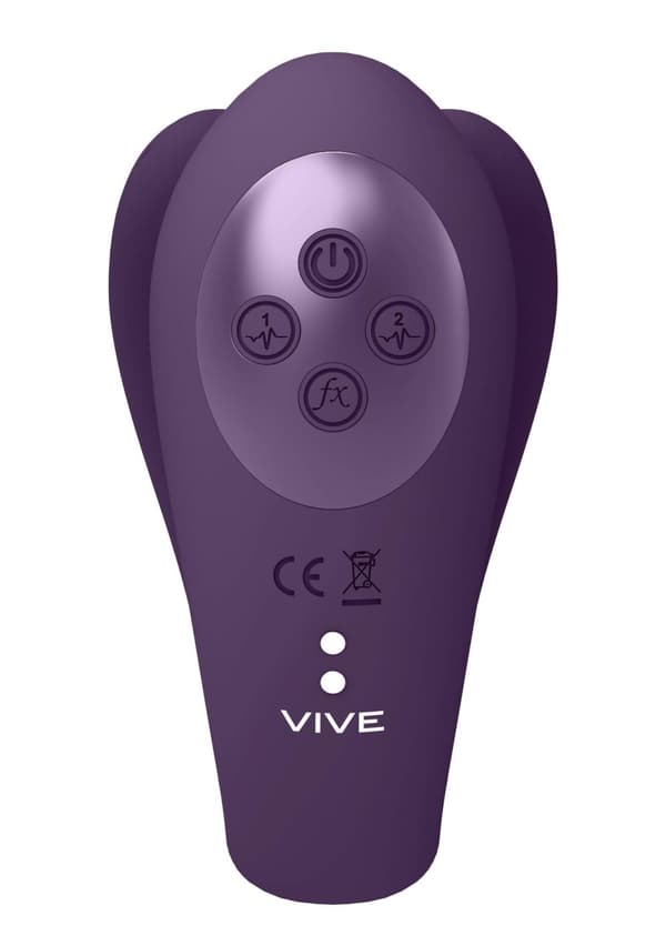 Yoko Triple Action Vibrator -kaksoiskärkiset klitorispulssiaalto