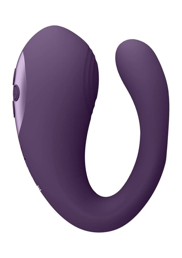 Yoko Triple Action Vibrator -kaksoiskärkiset klitorispulssiaalto