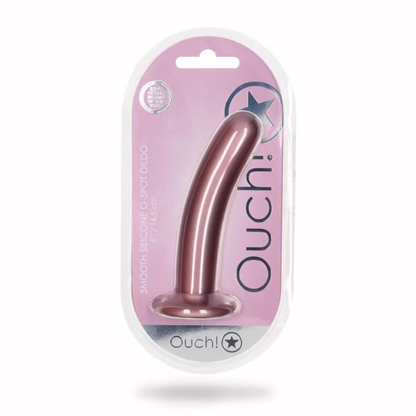 Slät Silikon G Spot Dildo 6/14,5 cm