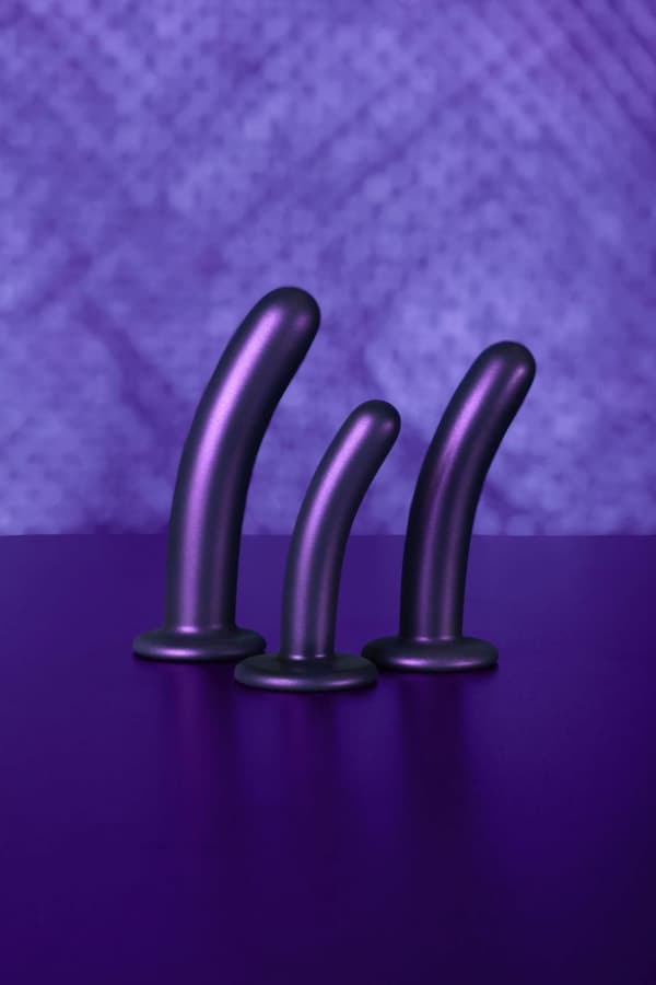 Slät Silikon G Spot Dildo 6/14,5 cm