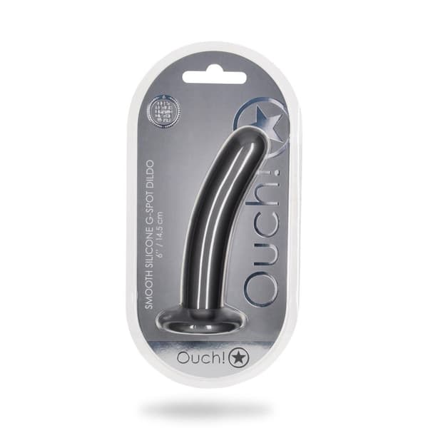 Slät Silikon G Spot Dildo 6/14,5 cm