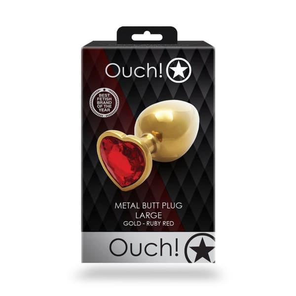 Heart Gem Butt Plug Large