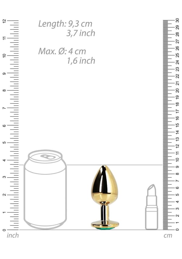 Rund Gem Butt Plug Large