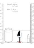 Miniatyrbild 9 av 9: Rund Gem Butt Plug Large