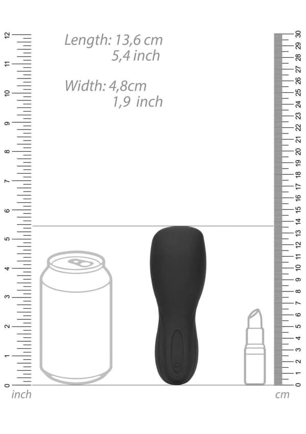 Vibrerende Masturbator Sleeve Licorice Black