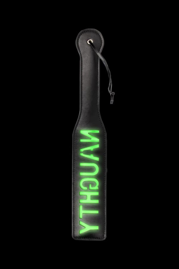 Naughty Paddle Glow in the Dark Black/Neon Green