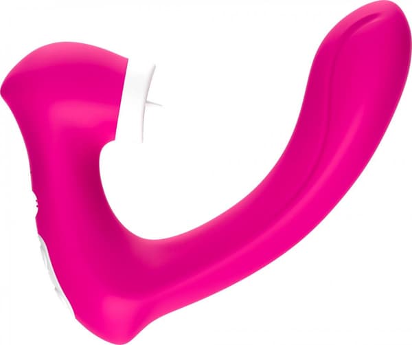 Silikone 2*9 vibrationsfunktionsstimulator Rose Red