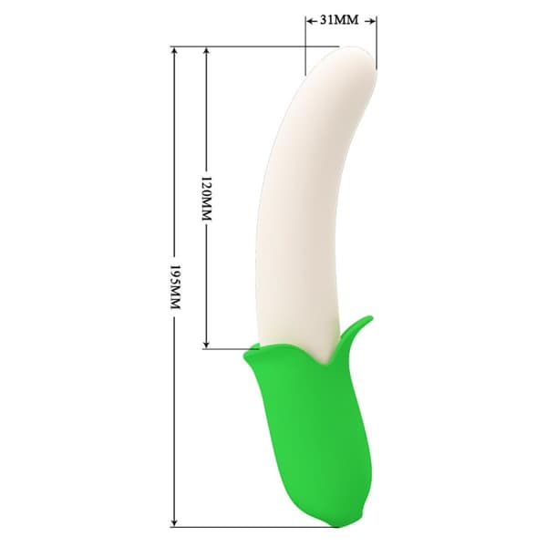 PRETTY LOVE Banana Knight, 7 vibrationsfunktioner