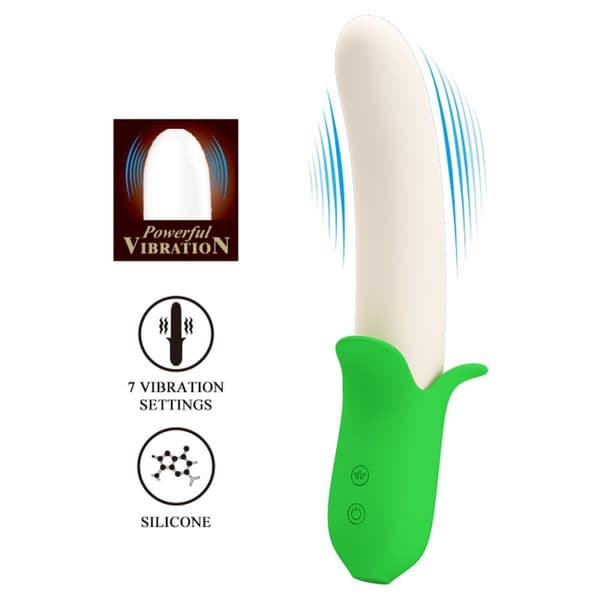 PRETTY LOVE Banana Knight, 7 vibrationsfunktioner
