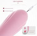 Miniatyrbillede 3 af 11: Hannah USB Pink vibrator