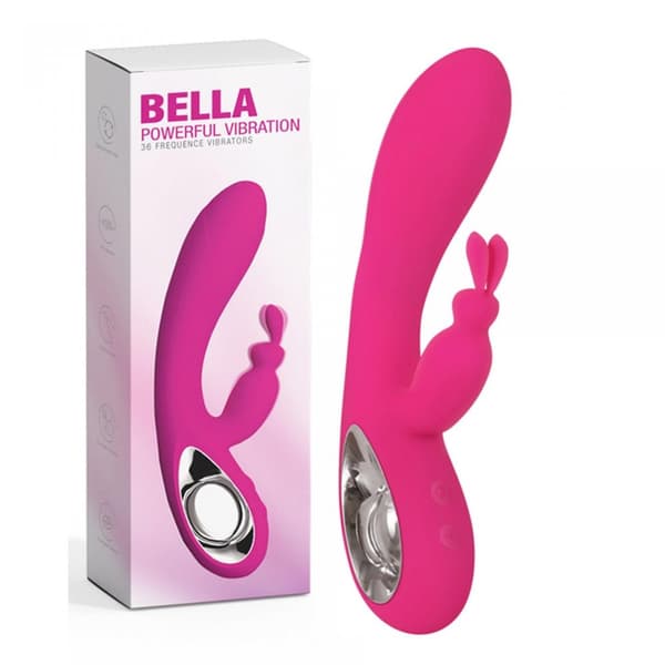 Bella vibrator, 36 funktioner, USB Pink