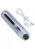 Miniatyrbillede 3 af 8: Strong Bullet Vibrator Sølv/Sort USB 10 Funktion
