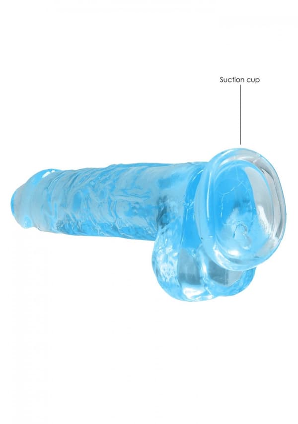 Realistisk dildo med bollar 8/21 cm